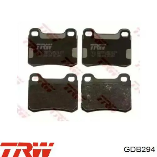 Задние тормозные колодки GDB294 TRW