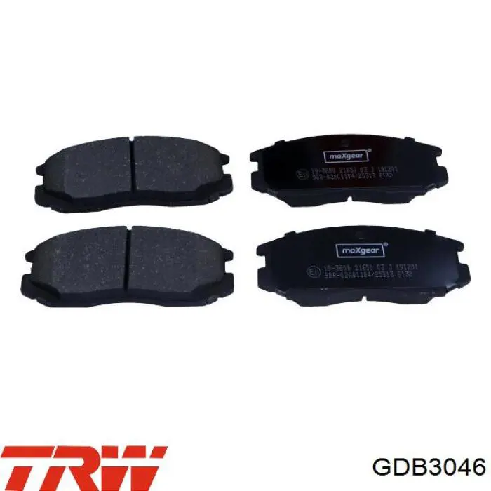 Купить GDB3046 TRW Колодки тормозные