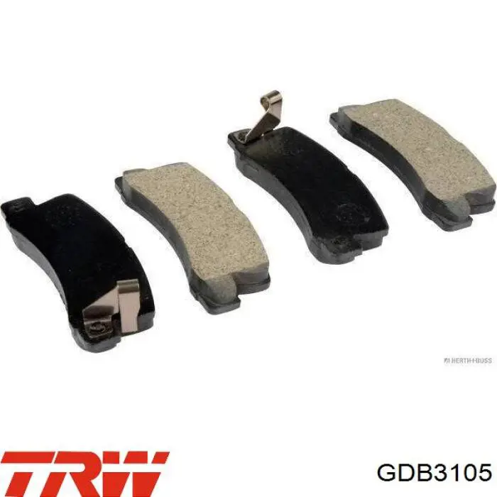 Колодки дисковые  TRW GDB3105 цена, от 13.48 USD