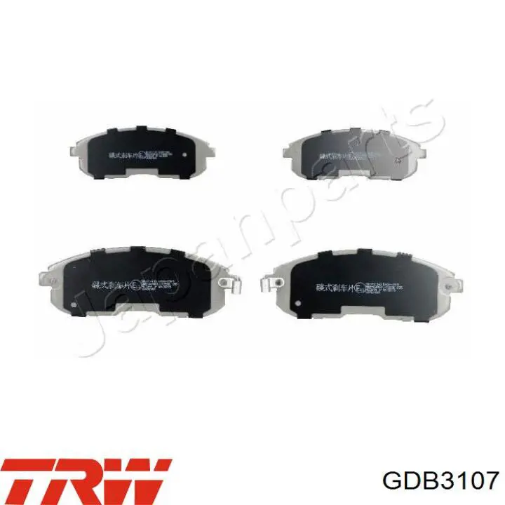 Купить GDB3107 TRW Колодки тормозные