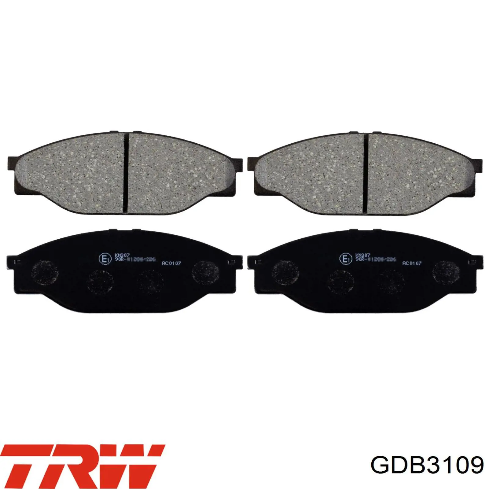Колодки TRW GDB3109 цена, от 21.54 USD