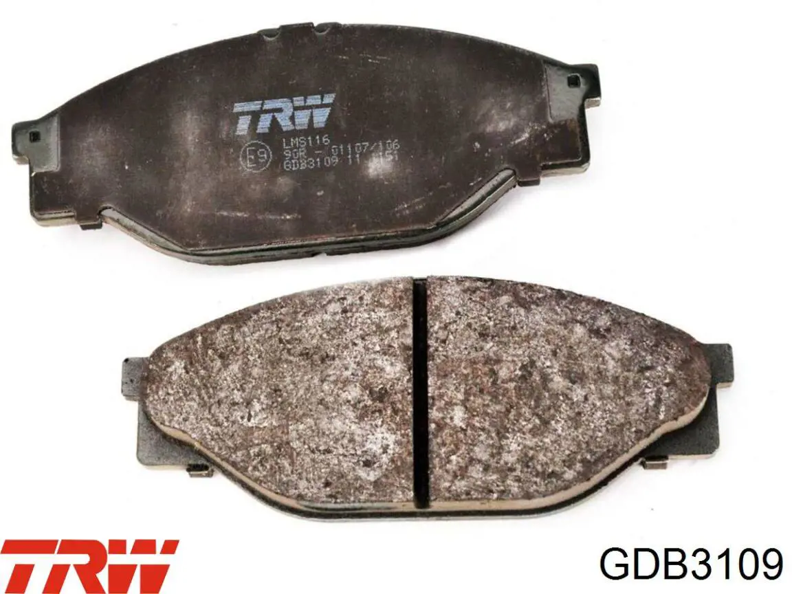 GDB3109 TRW Колодки передние
