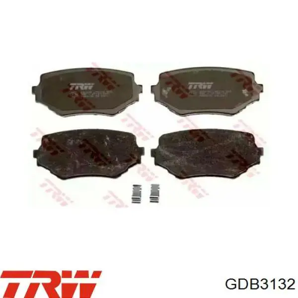 Купить GDB3132 TRW Колодки тормозные