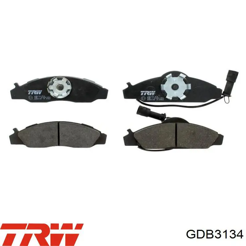 Передние тормозные колодки GK0562 CTR