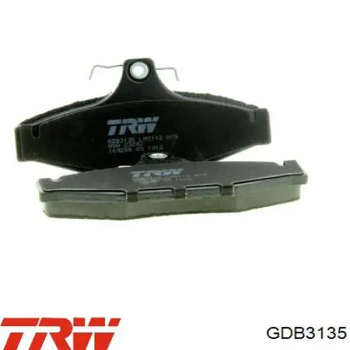 GDB3135 TRW колодки тормозные задние дисковые
