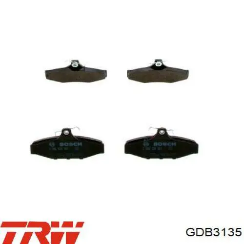 Колодки дисковые  TRW GDB3135 цена, от 21.56 USD