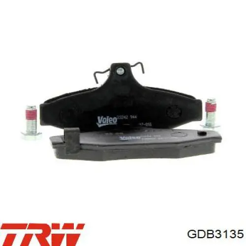 Купить GDB3135 TRW Колодки тормозные задние, дисковые