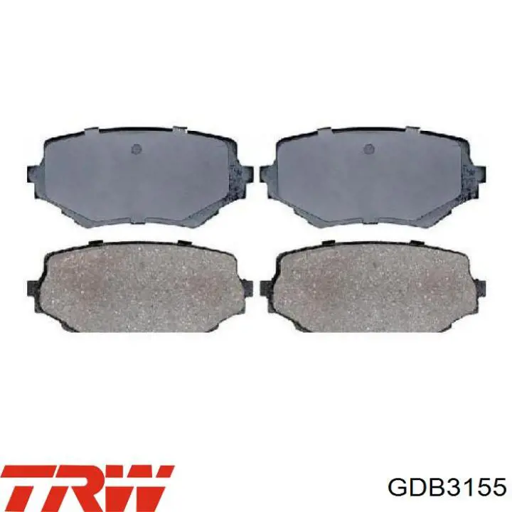 Купить GDB3155 TRW Колодки тормозные