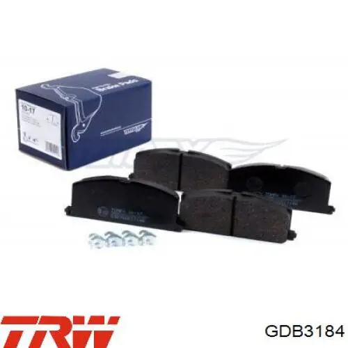 Передние тормозные колодки GDB3184 TRW