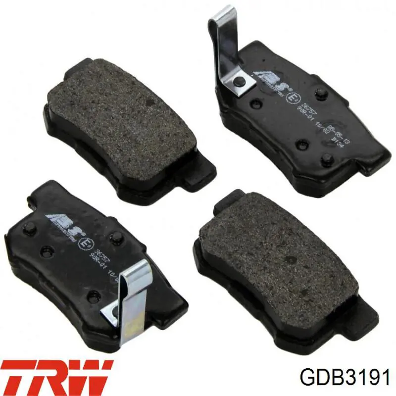Купить GDB3191 TRW Колодки тормозные задние, дисковые