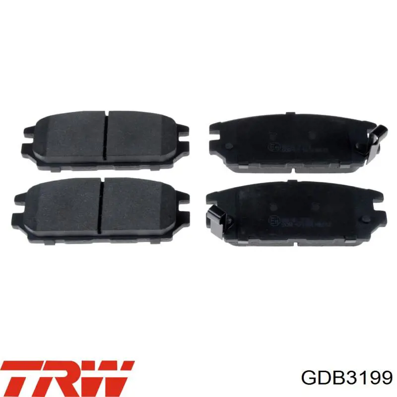 Колодки дисковые  TRW GDB3199 цена, от 21.82 USD