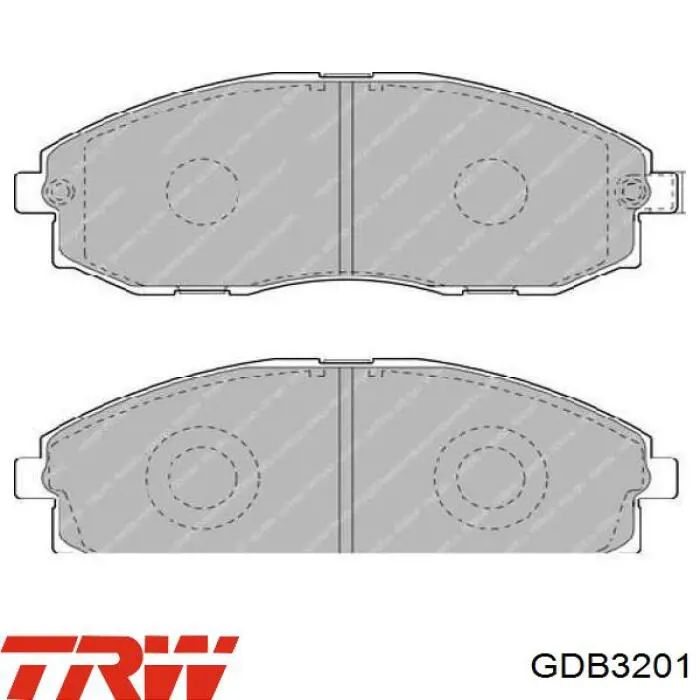 Тормозные колодки TRW GDB3201