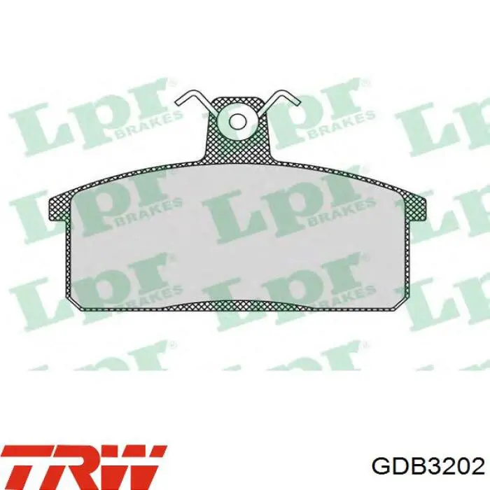 Тормозные колодки TRW GDB3202