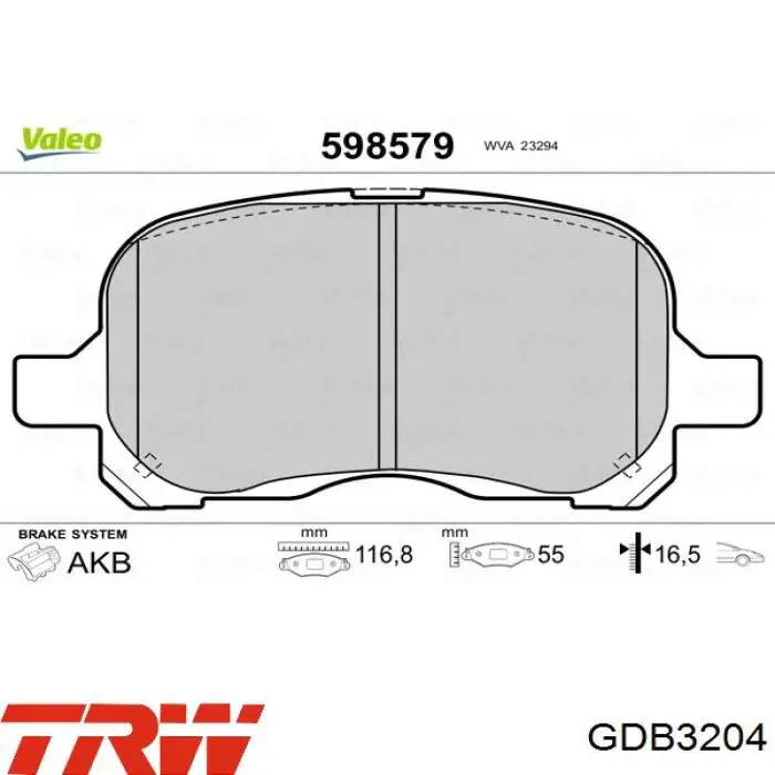 Тормозные колодки Jurid/Bendix 572468J