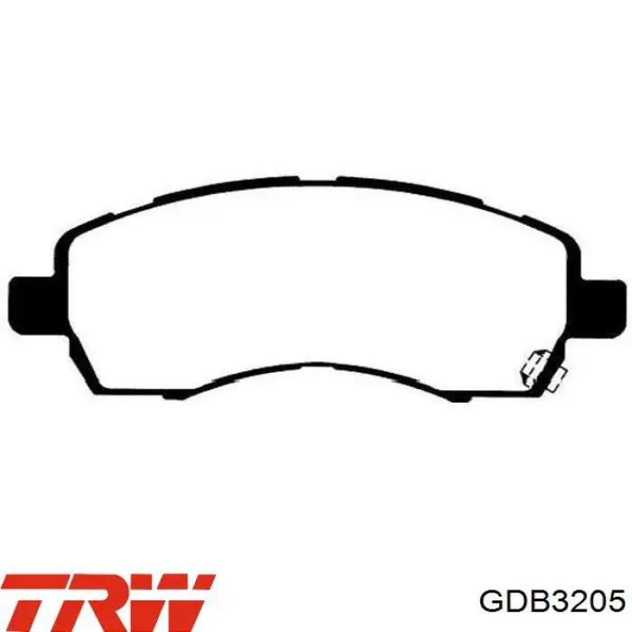 Передние тормозные колодки GDB3205 TRW