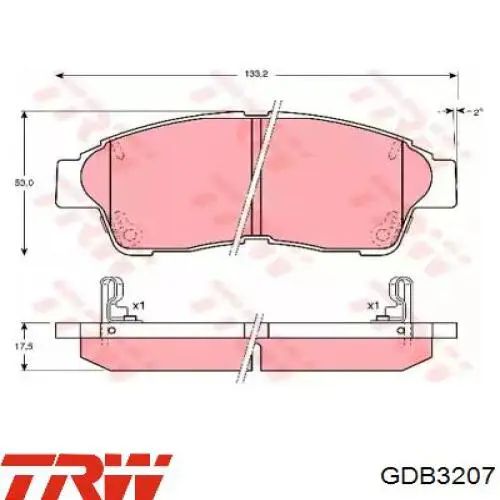 Механизм стеклоподъемника двери задней левой TRW GDB3207