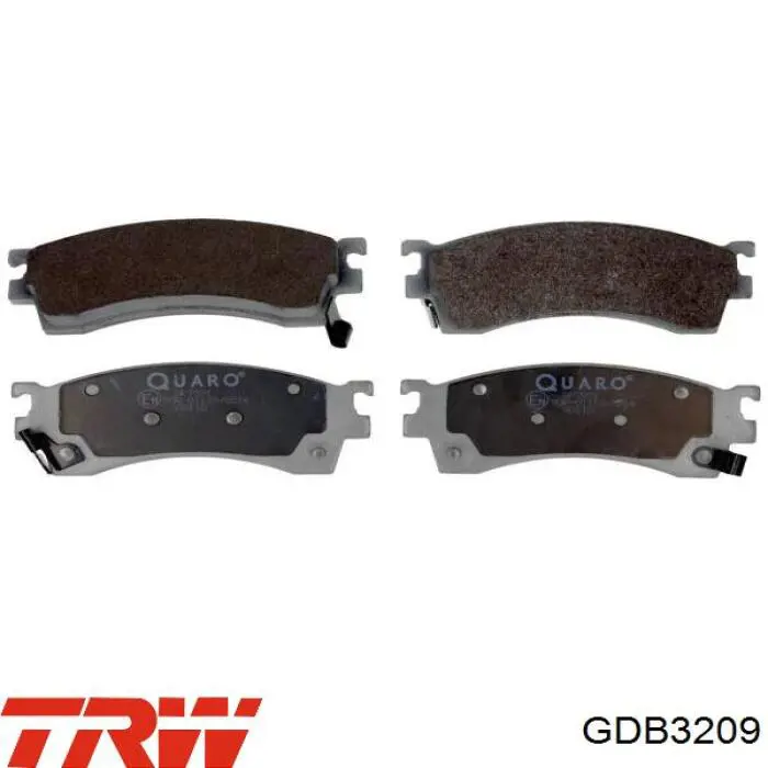 Передние тормозные колодки GDB3209 TRW