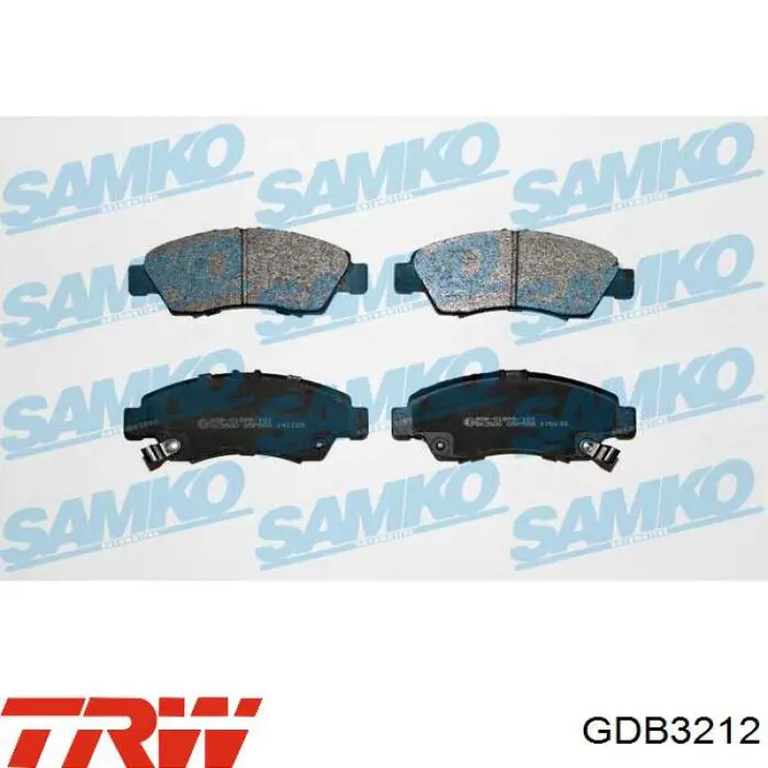 Купить GDB3212 TRW Колодки тормозные