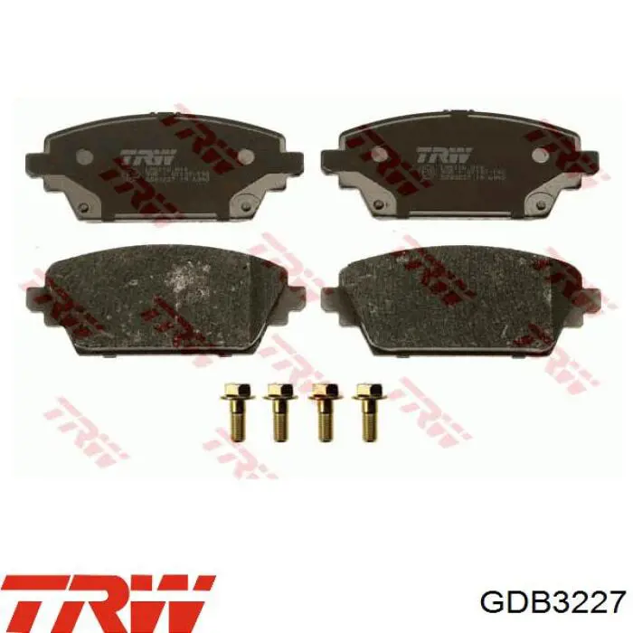 Купить GDB3227 TRW Колодки тормозные