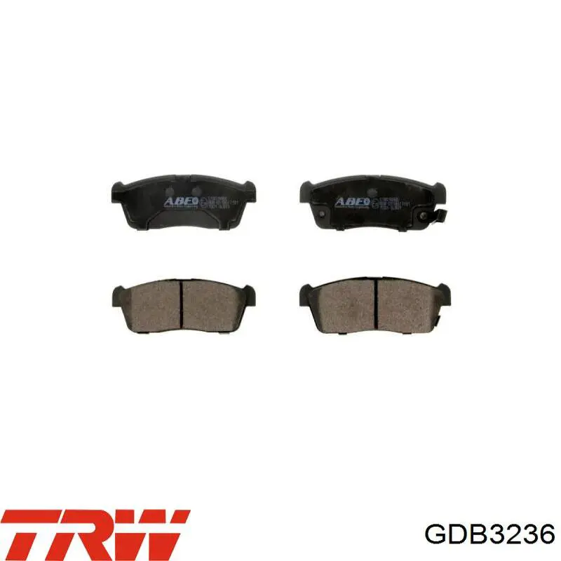 Тормозные колодки TRW GDB3236