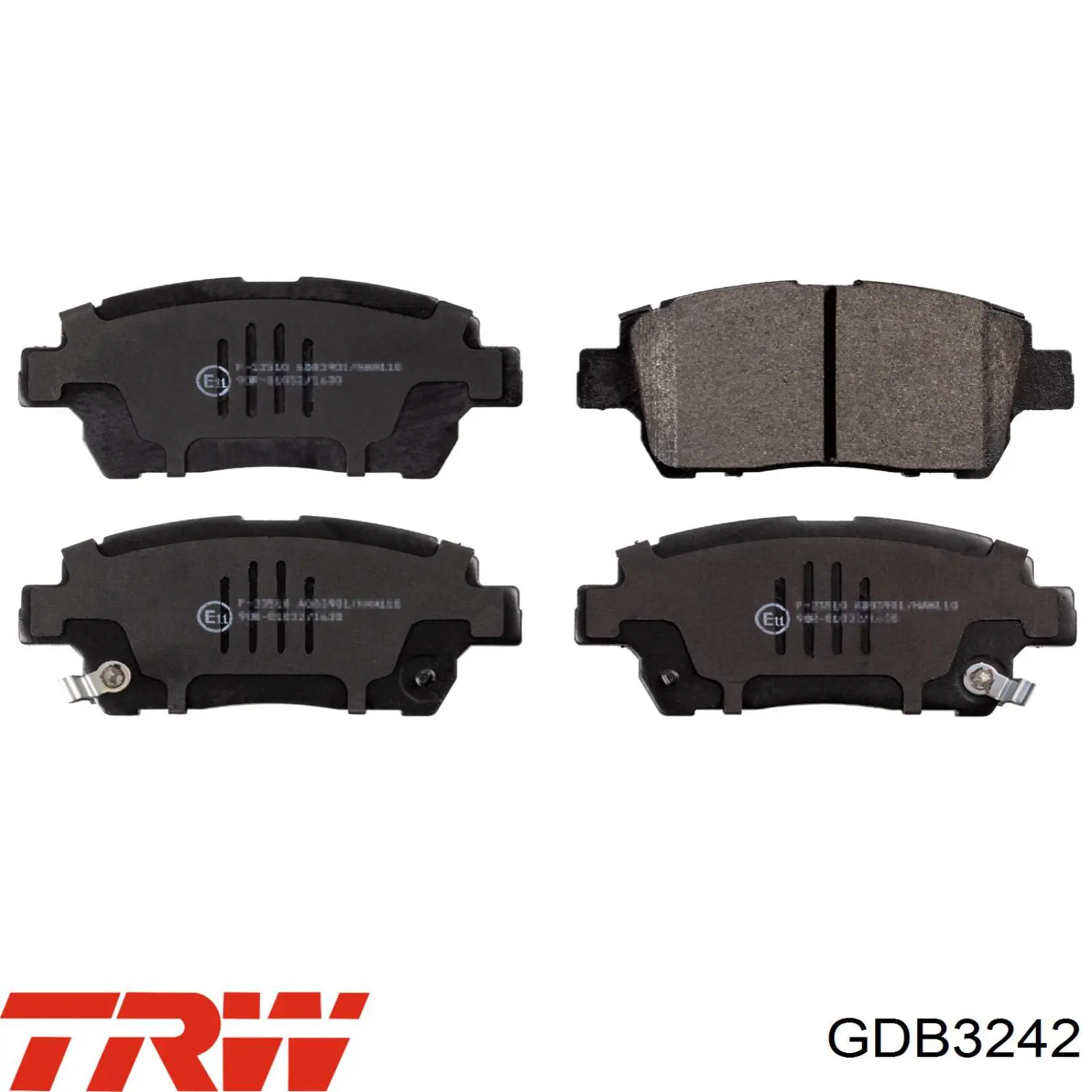 Передние тормозные колодки GDB3242 TRW