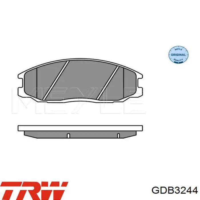 Купить GDB3244 TRW Колодки тормозные