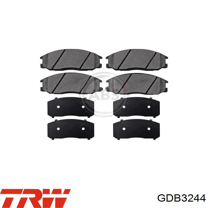 Передние тормозные колодки GDB3244 TRW