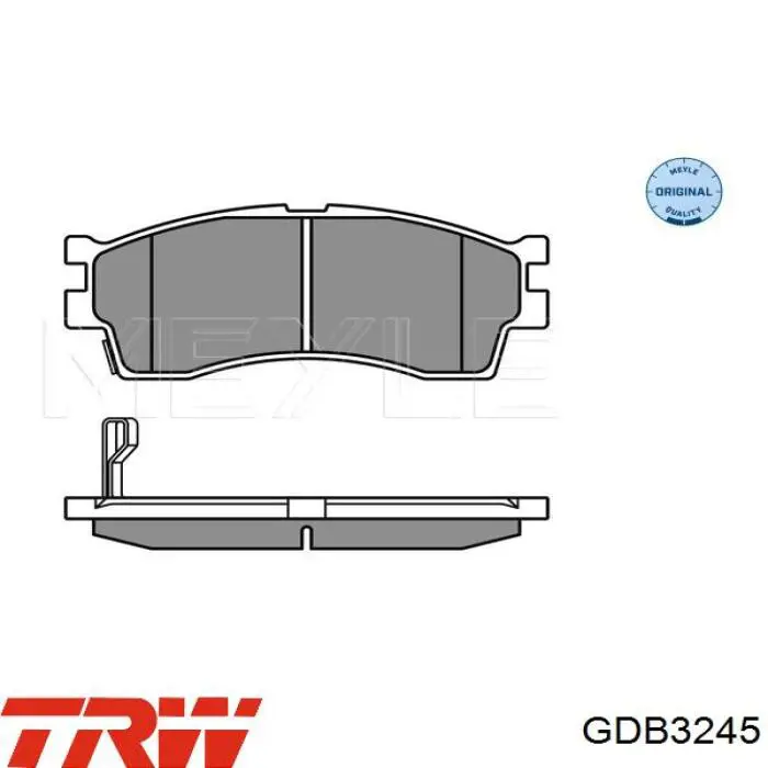 Тормозные колодки TRW GDB3245