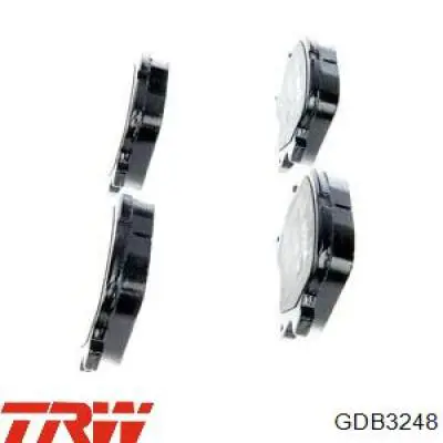 Передние тормозные колодки GDB3248 TRW
