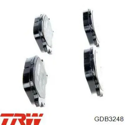 Купить GDB3248 TRW Колодки тормозные