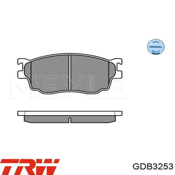 Колодки TRW GDB3253 цена, от 19.58 USD