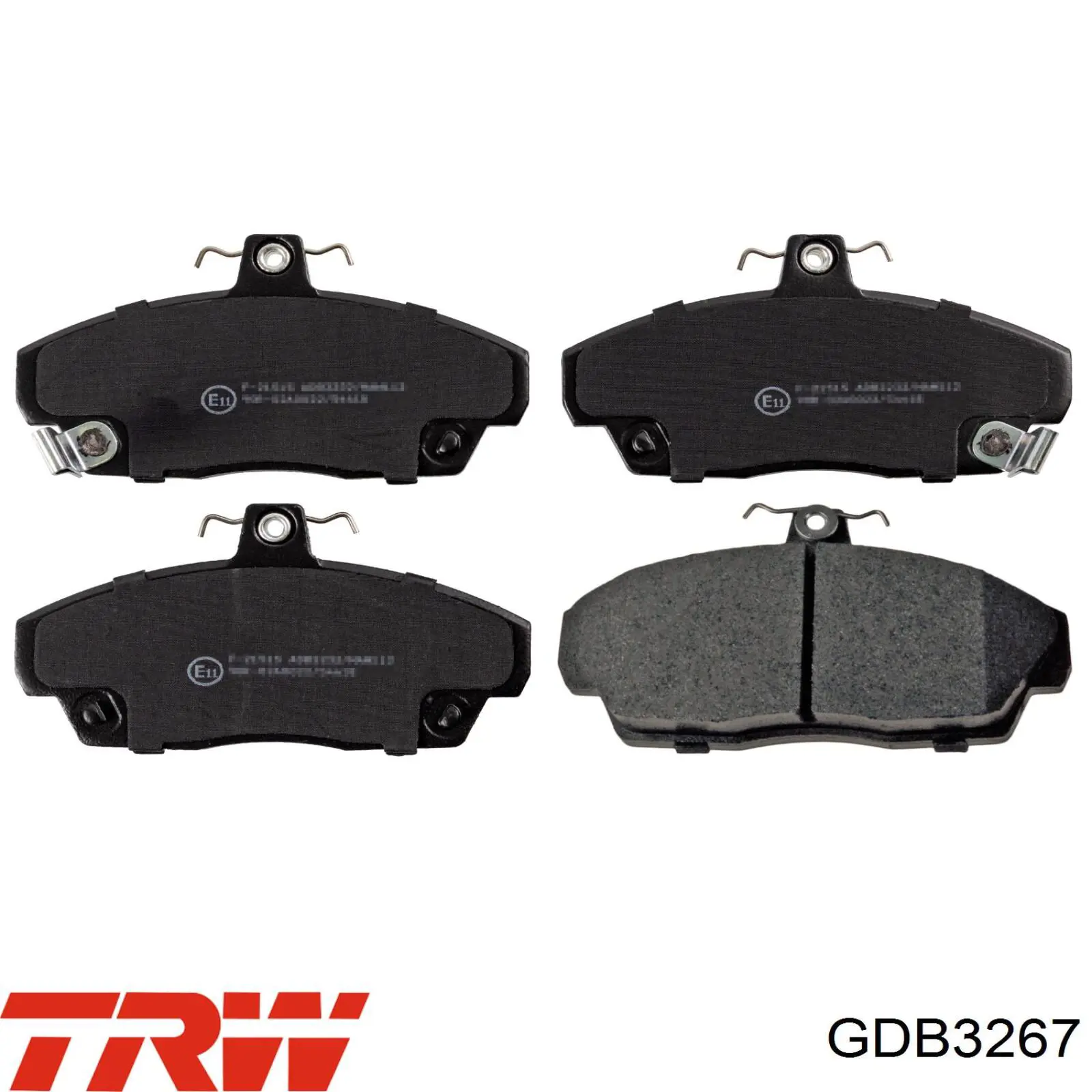 Купить GDB3267 TRW Колодки тормозные