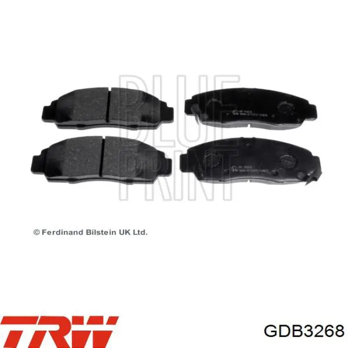 Передние тормозные колодки GDB3268 TRW