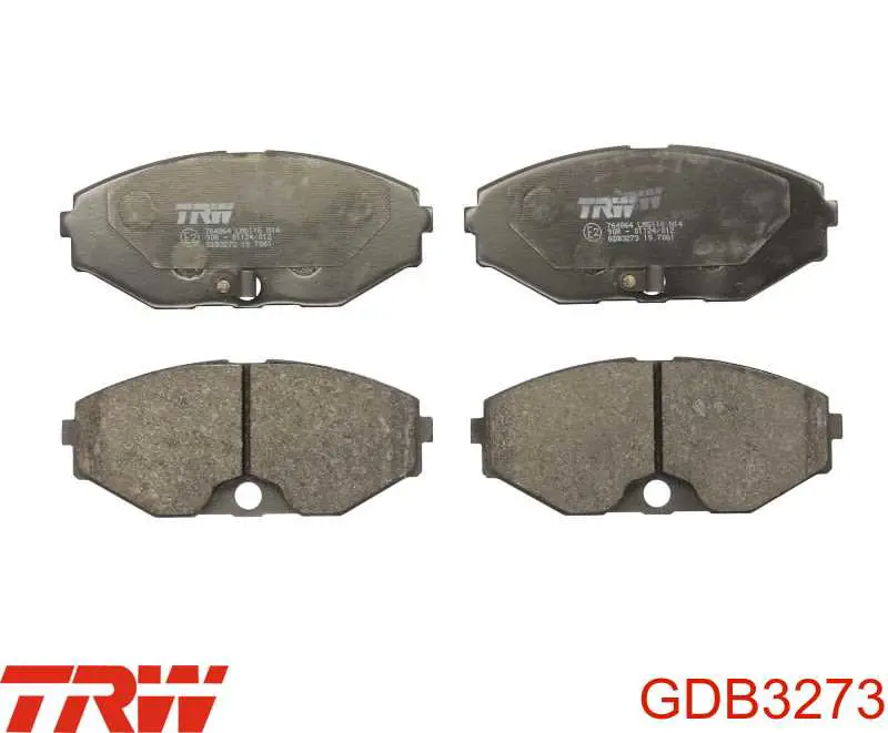 Купить GDB3273 TRW Колодки тормозные