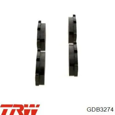 Колодки дисковые  TRW GDB3274 цена, от 14.98 USD