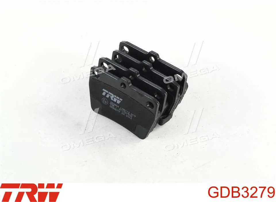 Купить GDB3279 TRW Колодки тормозные задние, дисковые