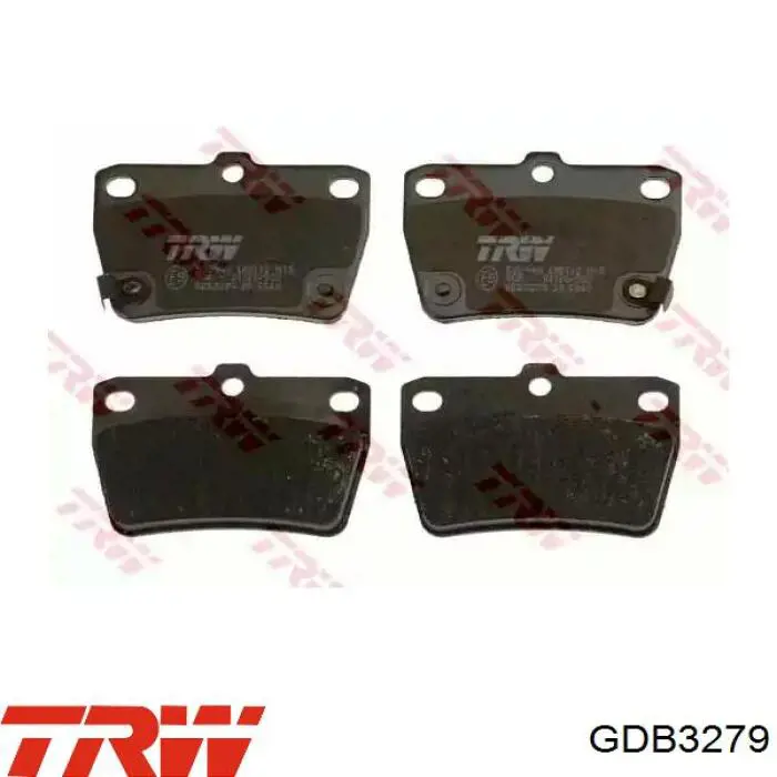Задние тормозные колодки GDB3279 TRW