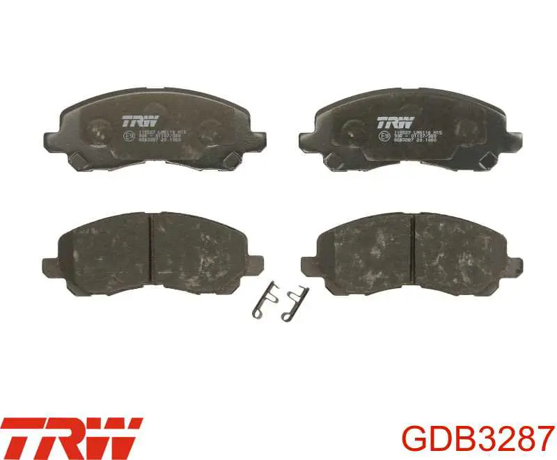 Колодки TRW GDB3287 цена, от 30.79 USD
