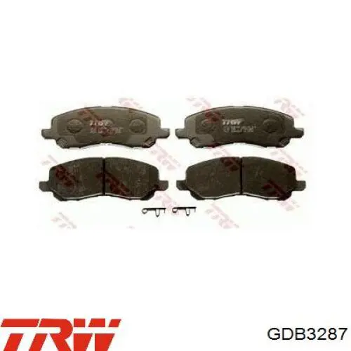Купить GDB3287 TRW Колодки тормозные