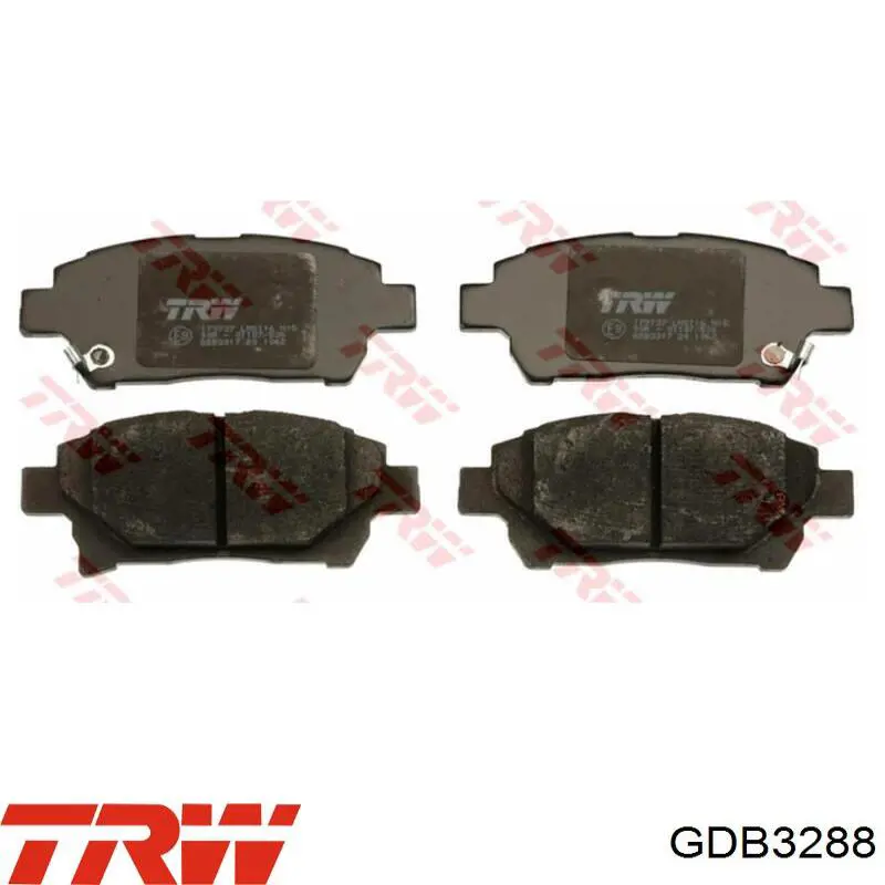 Купить GDB3288 TRW Колодки тормозные