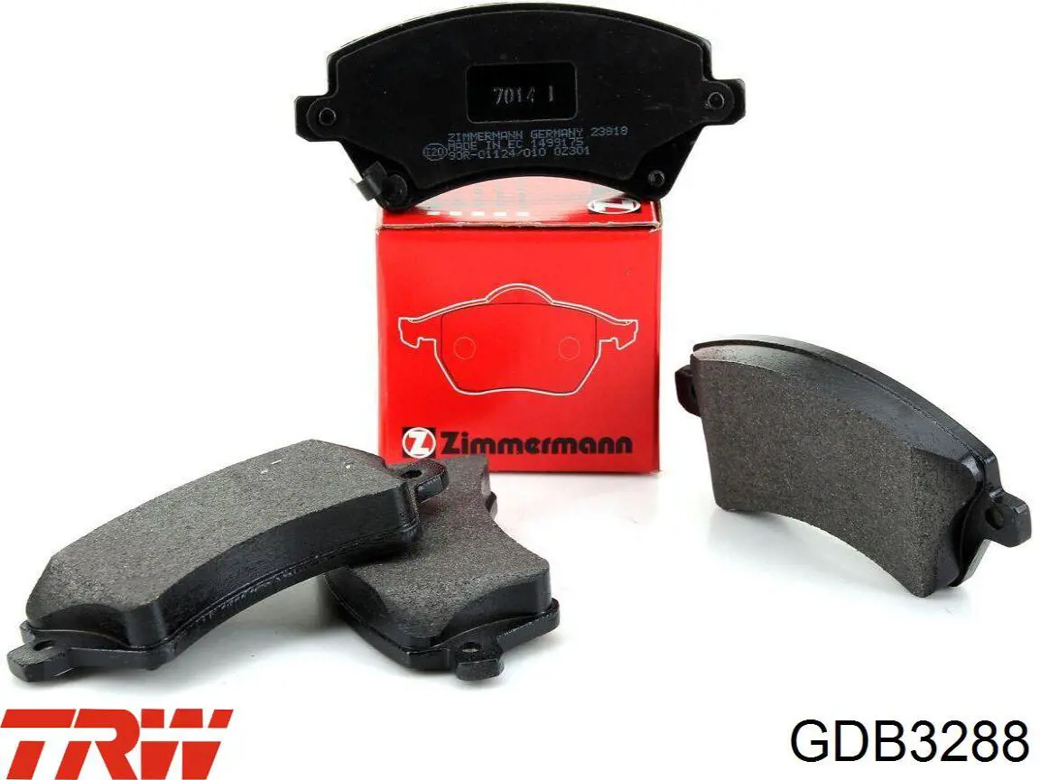 Передние тормозные колодки GDB3288 TRW