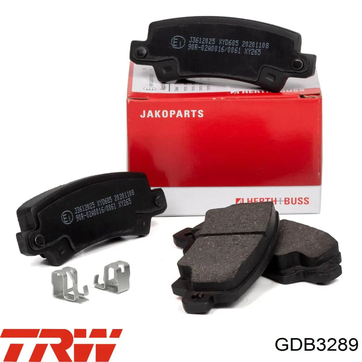 Купить GDB3289 TRW Колодки тормозные задние, дисковые
