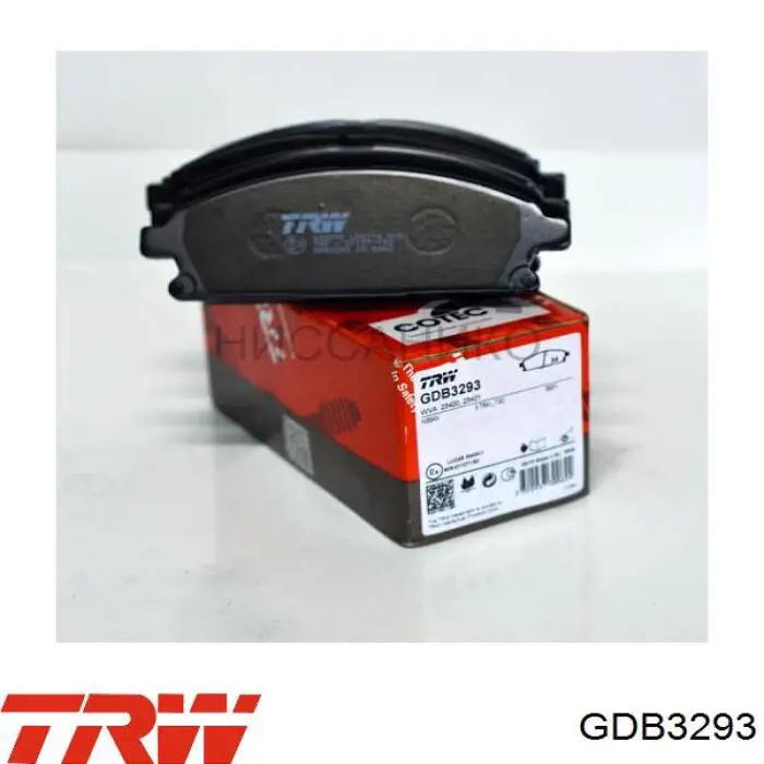 Купить GDB3293 TRW Колодки тормозные