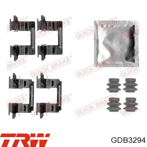 Купить GDB3294 TRW Колодки тормозные задние, дисковые