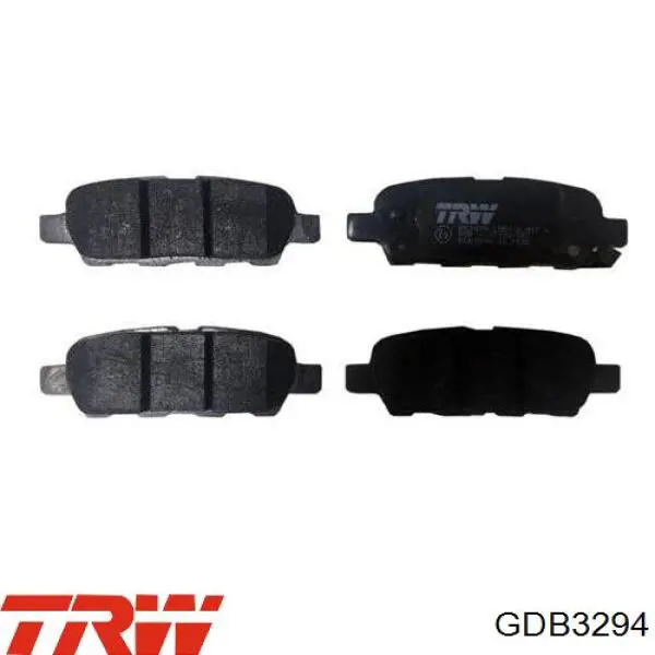 Задние тормозные колодки GDB3294 TRW