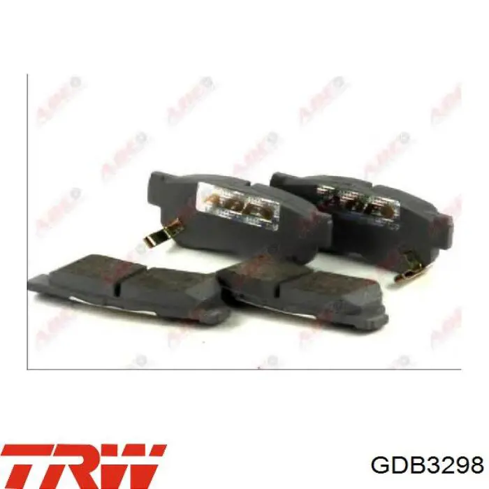 Купить GDB3298 TRW Колодки тормозные задние, дисковые