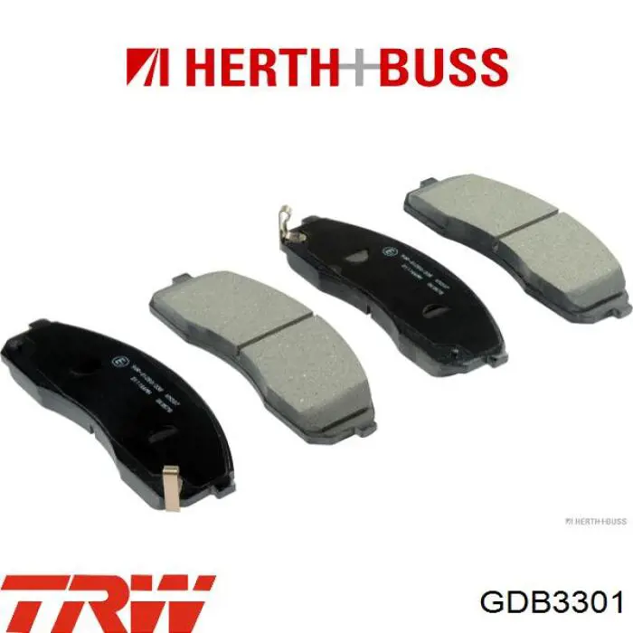 Передние тормозные колодки GDB3301 TRW