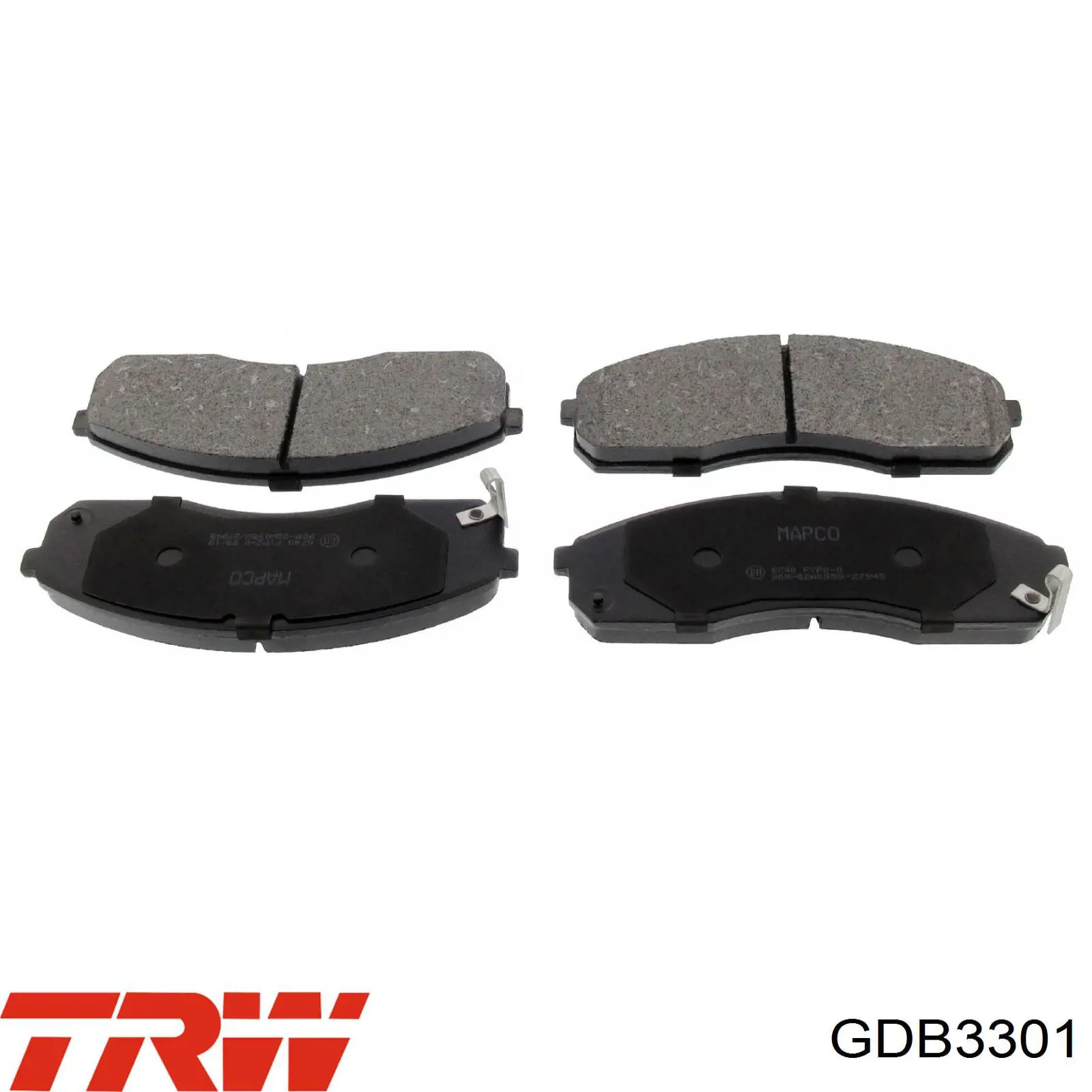 Купить GDB3301 TRW Колодки тормозные