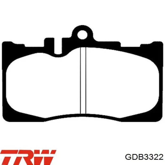 Тормозные колодки TRW GDB3322
