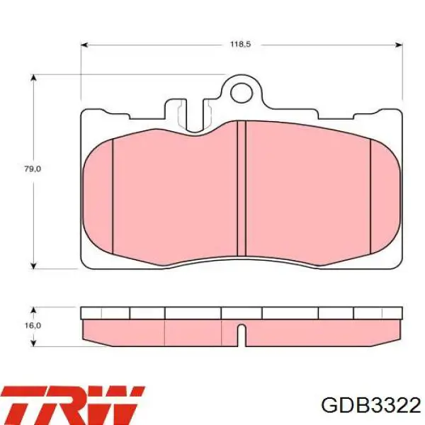 Купить 044650W030 Toyota Колодки тормозные